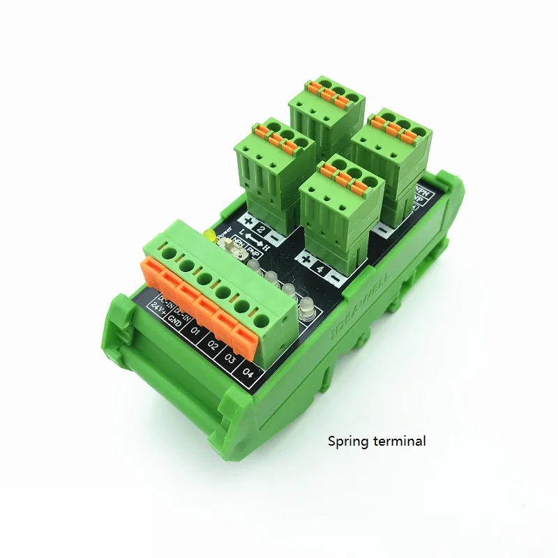 

Proximity switch sensor terminal block two-wire three wire PLC input module photoelectric adapter board NPN / PNP 4-way