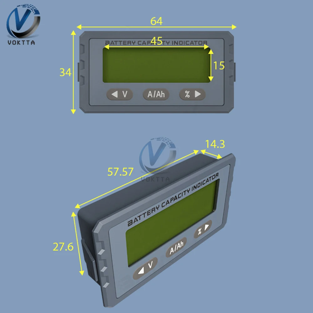 TY23  ͸ 뷮 ׽ 12V 24V 48V  ī  뷮 ǥñ ͸  ι а