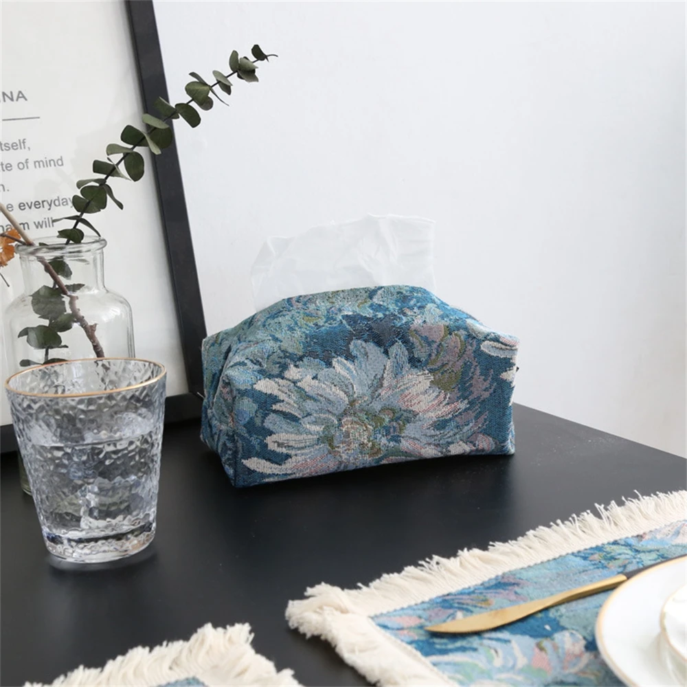 Nordic Tissue Box Holder Home Decor Table Tissue Paper Organizers Car Napkin Holders Bathroom Dispenser Toilet Paper Tissue Case 4