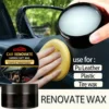 Automotive interior renovation wax - plastic recycling agent, seat maintenance gloss paint soft wax, used for PU leather，tire 1