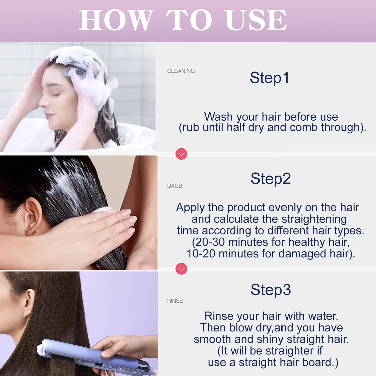 Keratin Correction Straight Hair Cream Repair Damag Hair Improve Quality Soften Prevent Dry Frizzy Care Product