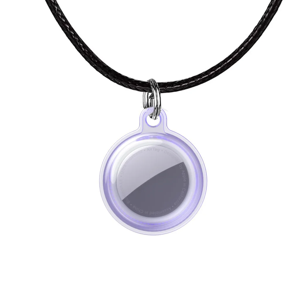Eye-Catching Adjustable Airtag Necklace with Waterproof Silicone Holder