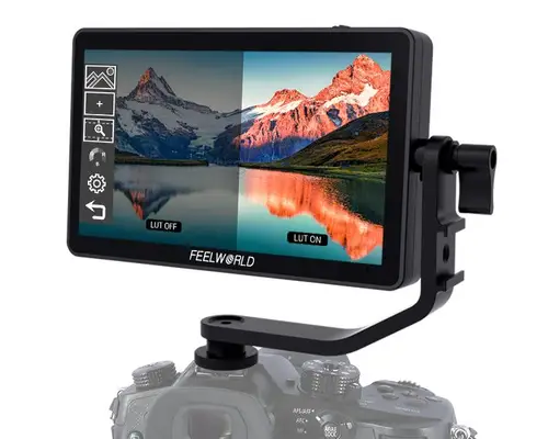 FEELWORLD F6 PLUS V2 4K 모니터, DSLR 필드 모니터, 3D LUT 터치 스크린, IPS FHD 1920x1080 비디오 카메라, 6 인치 2