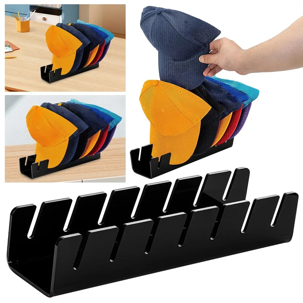 Description Picture 3 of itemHome FurnitureLiving Room Furniture Baseball Cap Holder Home Baseball Cap Rack Storage Acrylic Hat Rack Coat Racks