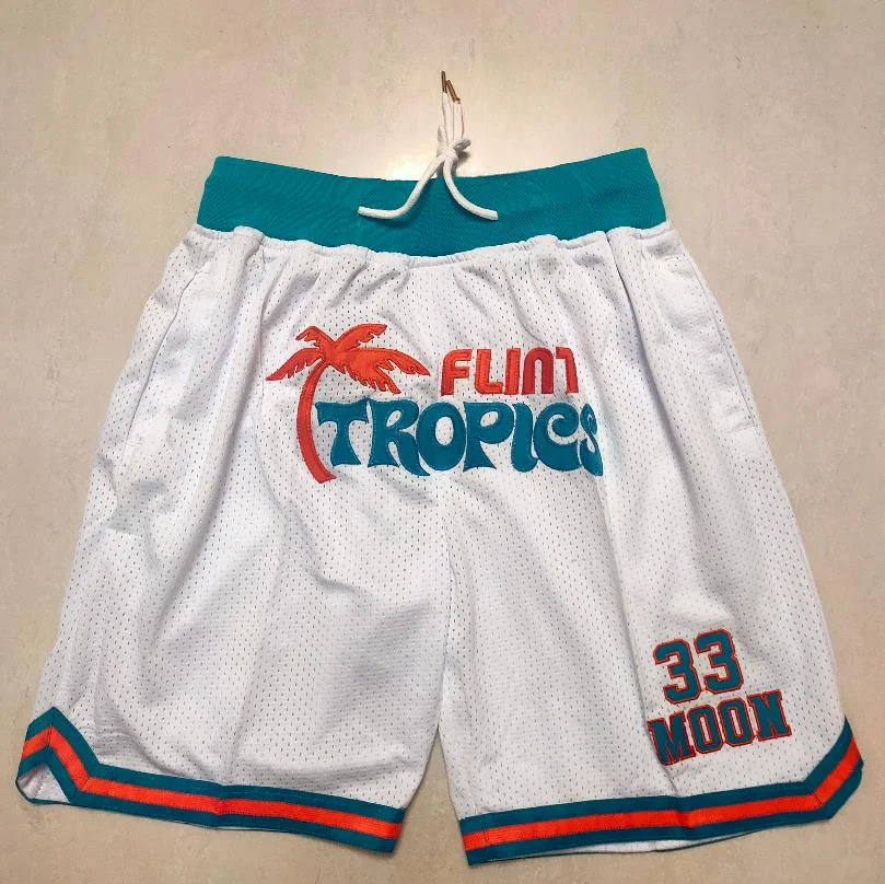 Jackie Moon Basketball Player Flint Tropics #33 Jersey and Shorts