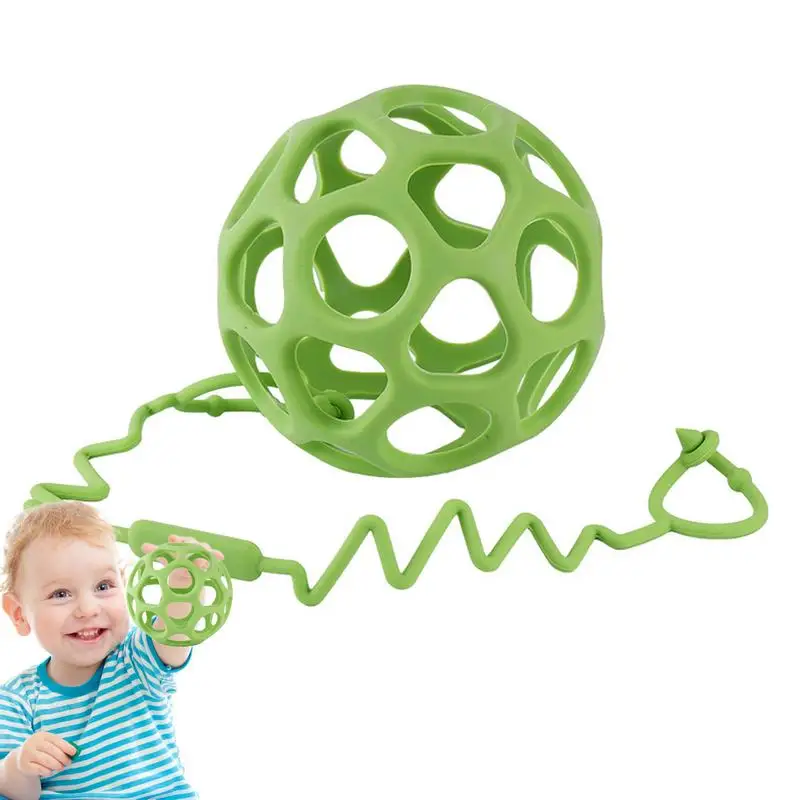 

Baby Toys Months Rotating Rattle Ball Grasping Activity Baby Development Toy Silicone Teether Baby Sensory Toys For Babies