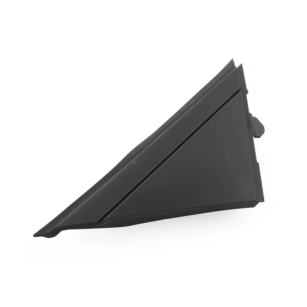 1Pcs Matte Black Car Door Mirror Flag Cover Molding Trim For Fiat 500 2012- 1SJ85KX7AA 1SD00KX7AA3