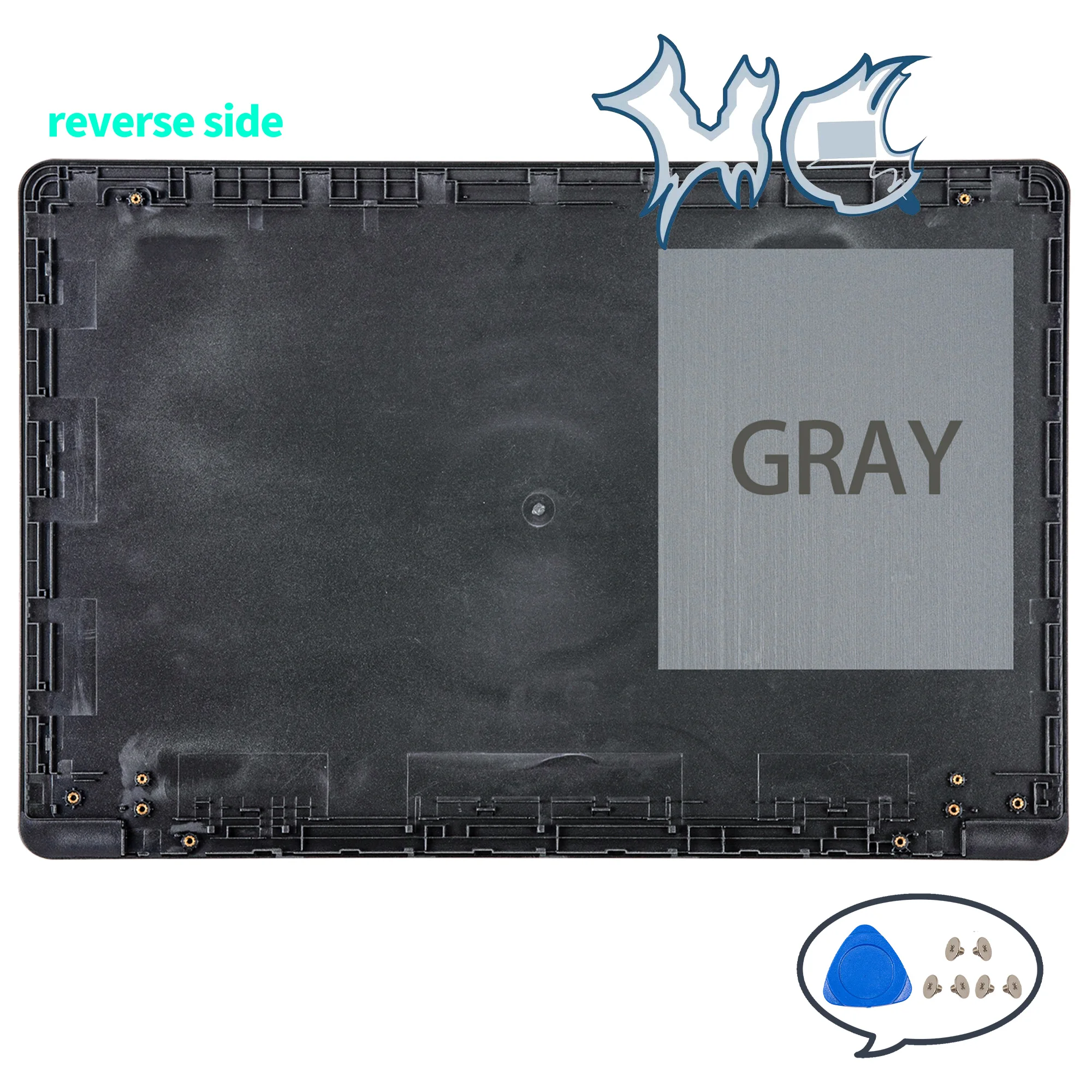 N580 NX580 N580G X580V N580V N580VD X580VE X580VD N580VE LCD 뒷면 커버/베젤 경첩 용 플라스틱 하우징 케이스 금/회색 교체