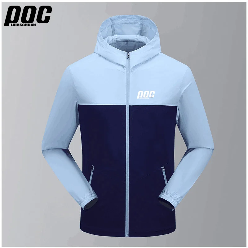 Lairschdan Poc Cycling Trench Coat, Wind Resistant Waterproof Jacket Mountain Bike Road Windbreaker Long Sleeve Cycling Clothes