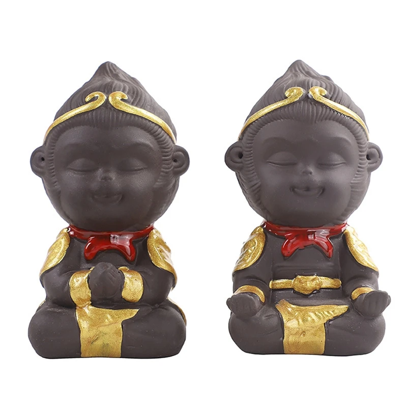 

Керамическая статуэтка «Обезьяна Король», статуэтка Sun Wukong для аквариума, Женская буддистская Статуэтка