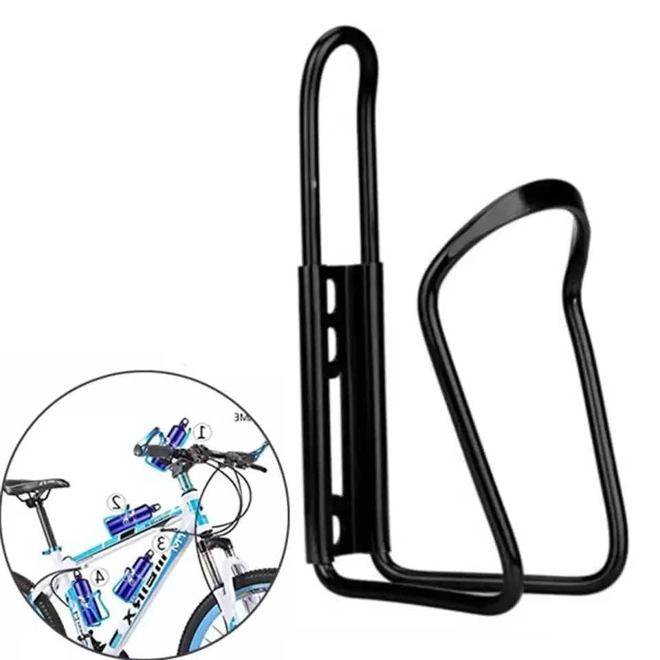 Aluminum Alloy Bicycle Water Bottle Holder Mount for Mountain and Folding Bikes