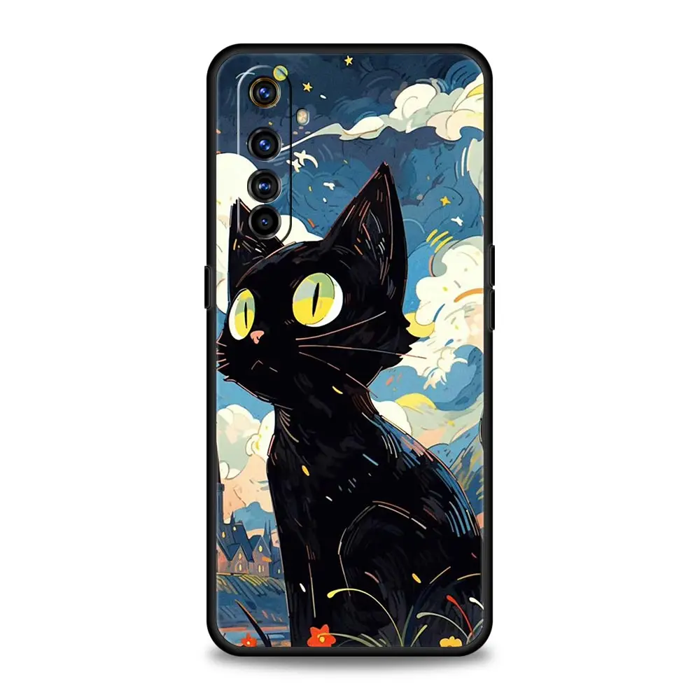 Cat-Printed Phone Case Cover with Enhanced Durability