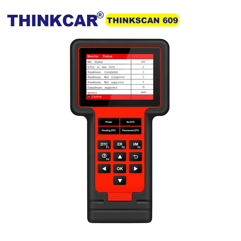 

ThinkScan 609 OBD2 Scanner Car Diagnostic Instrument Detects ABS/SRS 8 Reset Function Engine Transmission Diagnostic Tool