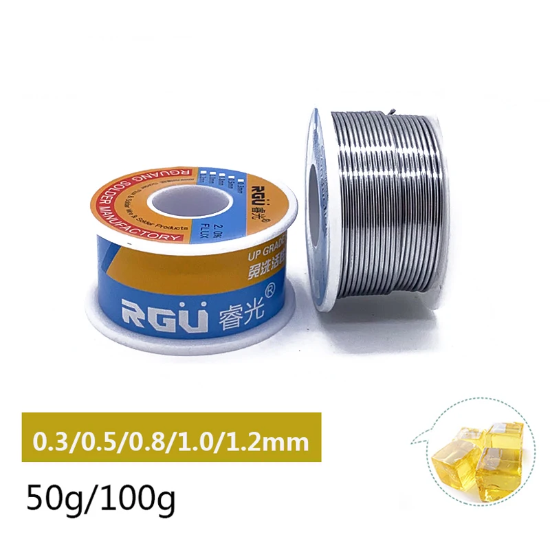 50/100g Solder Wire Tin Solder Wire Wick For Soldering Irons Melt Rosin