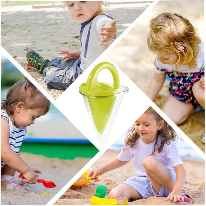 Kids Beach Toy Sand Funnel Spilling Funnel Sand Gadgets Kids Birthday Gifts for Kids Sand Funnel for Gardening Backyard 3