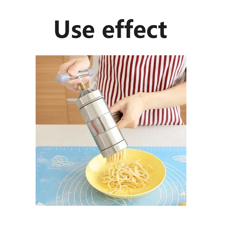 Stainless Steel Small Noodle Machine Household Manual Hand-cranking Noodle Machine Extrusion