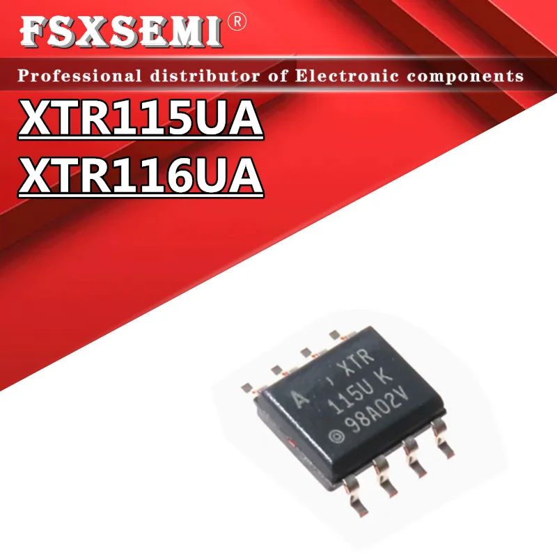 

5pcs XTR115 XTR116 XTR115UK XTR116UK XTR115UA XTR116UA SOP8 Transmitter IC chip
