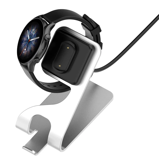 Base Di Ricarica Magnetica Per Amazfit GTR 4, GTR 3, GTS 3 - Con Cavo USB 1m - Foto 3