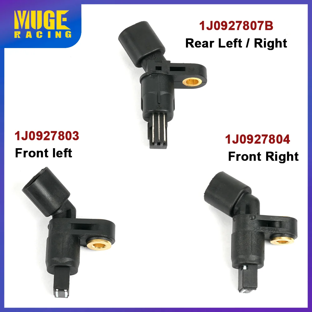 

New Front Rear Left Right ABS Wheel Speed Sensor 1J0927803 1J0927807B 1J0927804 For Volkswagen Beetle Golf Jetta TT THB049