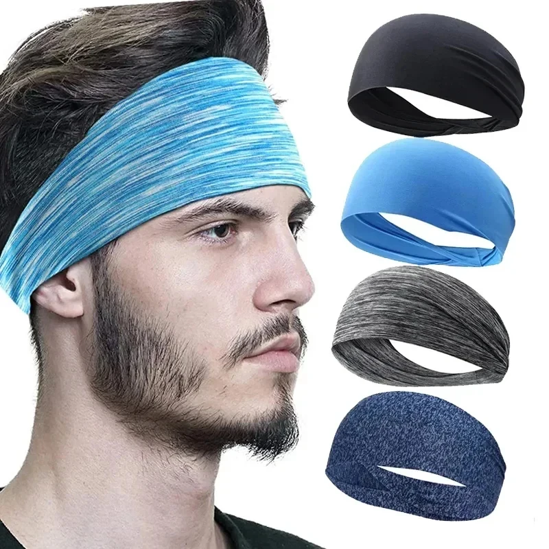 1/2/3/4Pcs Weatband 탄성 스포츠 헤어 밴드 요가 헤어 밴드 용 헤드 밴드 Headwear Headwrap 스포츠 운동 헤어 액세서리