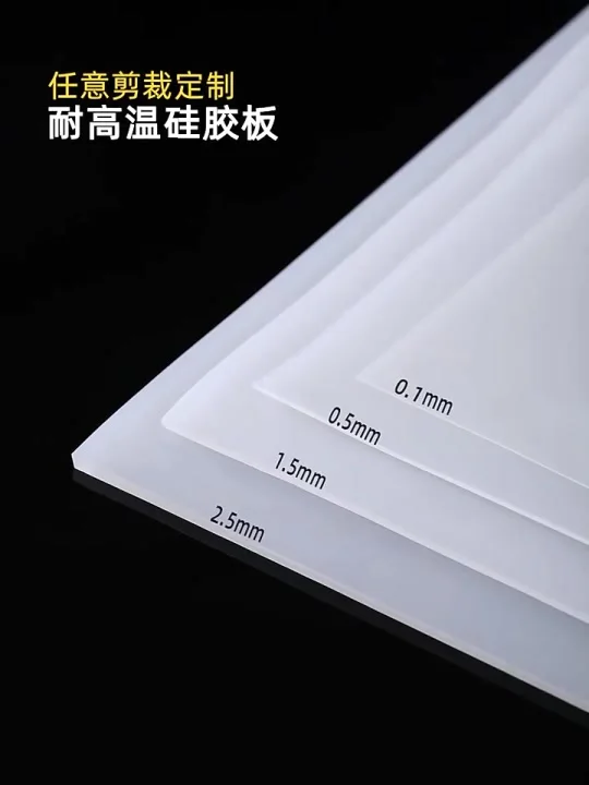 Foglio Di Gomma Siliconica Autoadesiva 500x500x0,5 Mm - Nero, Per Alte Temperature, Antiscivolo - Foto 11