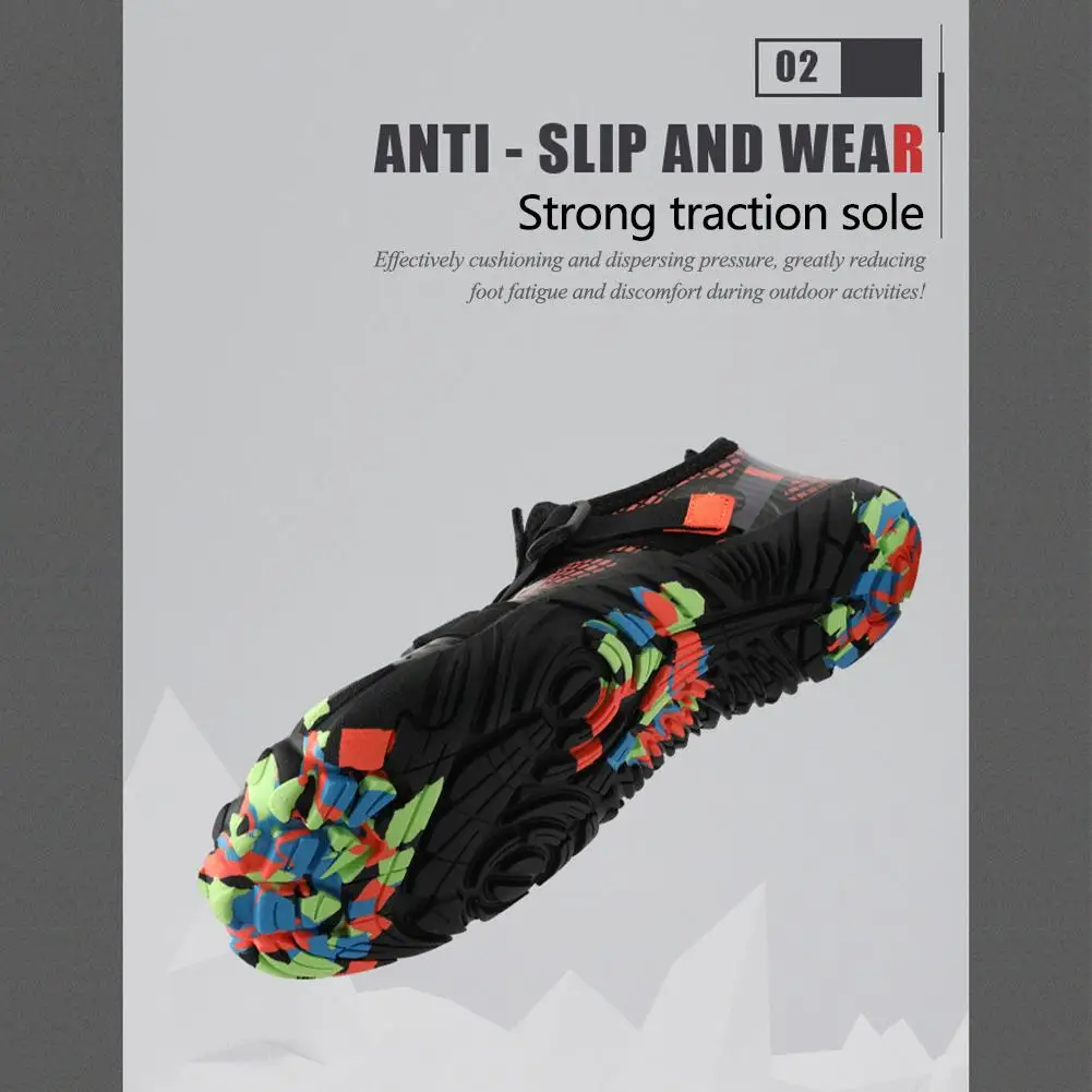 1 Pair Barefoot Water Shoes For Men Women Quick-drying Breathable Non-slip Shoes For Beach Snorkeling Surfing Swimming