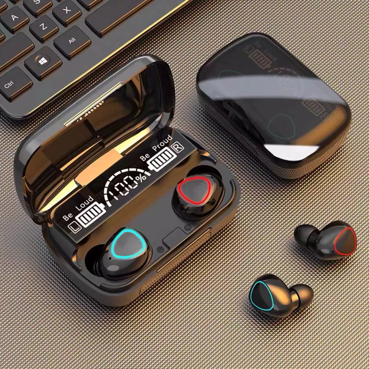 

M10 TWS Bluetooth наушники 3500 мАч зарядная коробка Беспроводные наушники с микрофоном 9D стерео спортивные водонепроницаемые наушники гарнитура