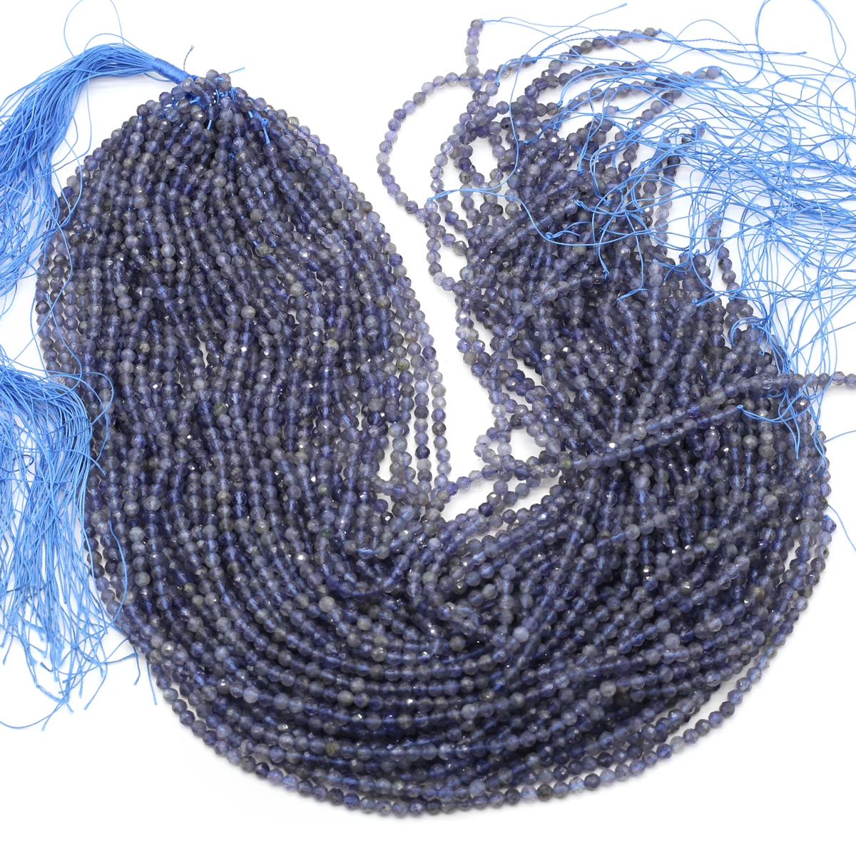 3A High-quality Natural Stone Amethysts Loose Spacing Beaded Jewelry Making DIY Necklaces Bracelet Earrings Accessories 2mm