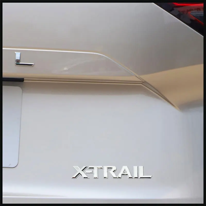 자동차 스타일링 3D ABS 자동차 스티커 글자 배지, 트렁크 바디 엠블럼 데칼, X-trail X Trail 자동차 액세서리