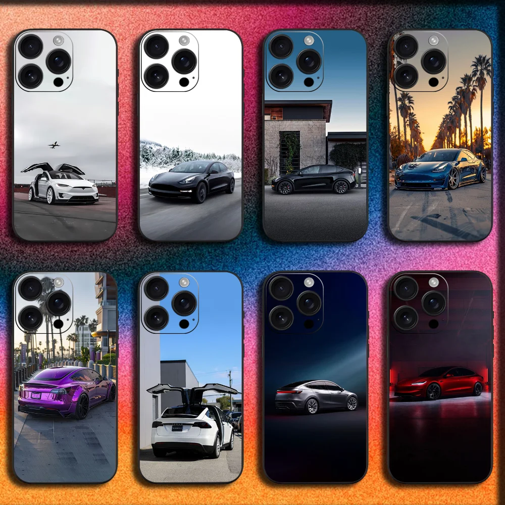 Sleek Black SUV Sport Car-Inspired Soft Phone Case