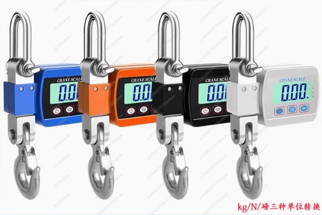 1500KG Remote Control Heavy Duty Alloy Steel Hook Weighing Tools 1.5T LCD Display Electronic Hanging Scale