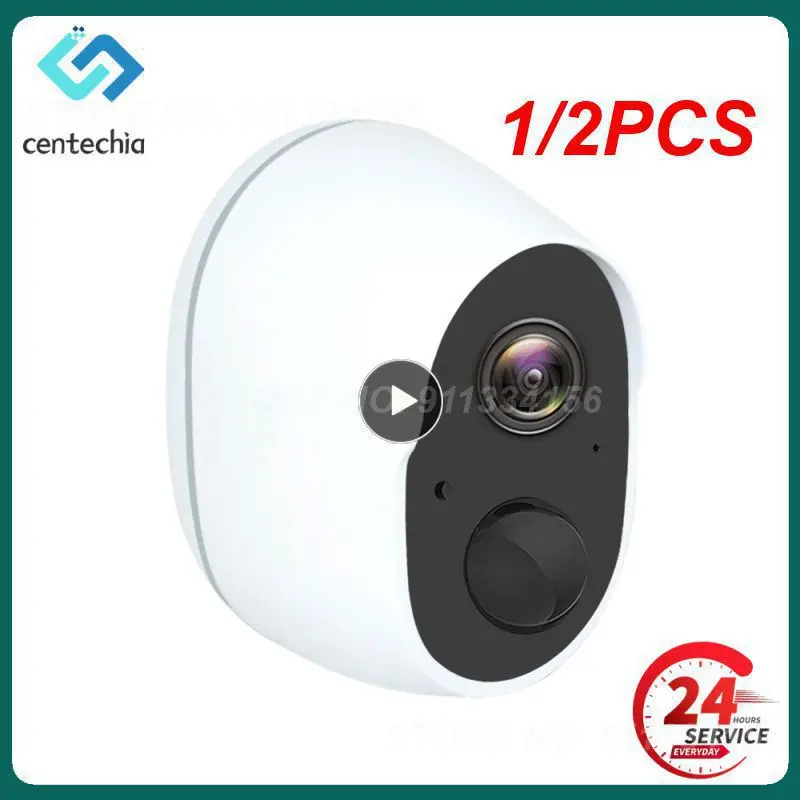 

1/2PCS 3MP 9000mAh Battery WIFI Surveillance Camera Tuya Smart Home Outdoor Security Protection Wireless CCTV Camera Solar Panel