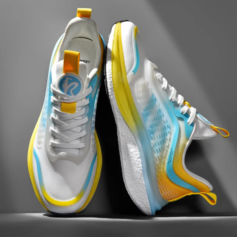 Carbon Plate Men Running Shoes For Women Breathalbe Athletic Sport