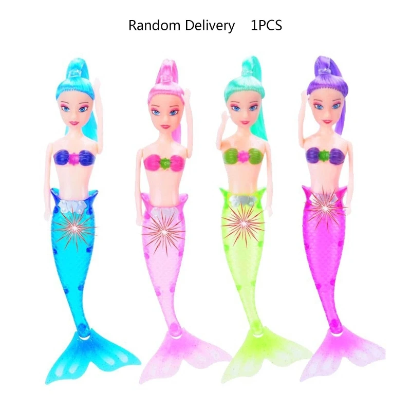 7'' Mermaids Doll Toys Toddler Bathtub Toys Creative LED Light Designs Children Toy Gift for Kids Girls 3 Year Olds + Q 2 7'' Mermaids Doll Toys Toddler Bathtub Toys Creative LED Light Designs Children Toy Gift for Kids Girls 3 Year Olds + Q 2