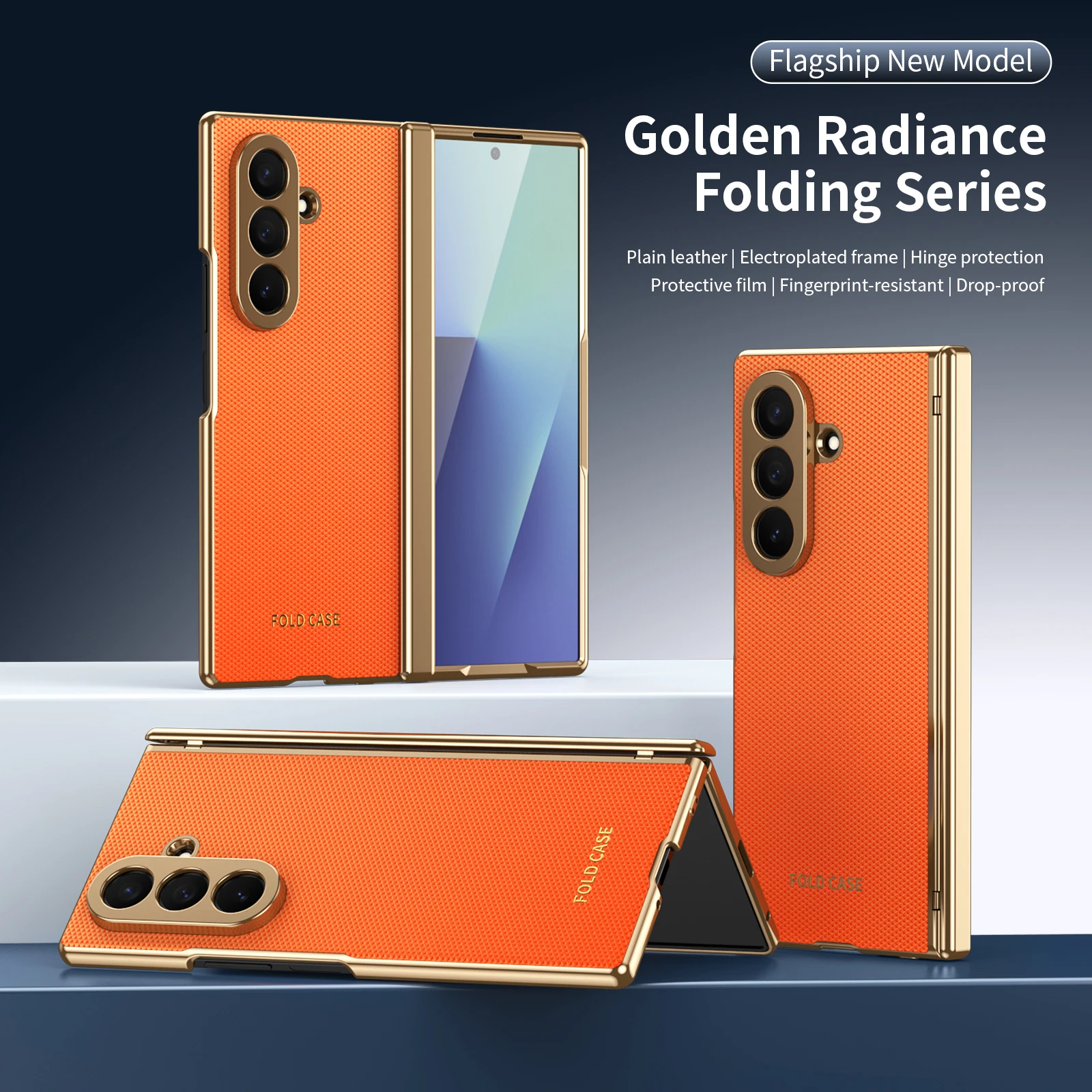 Electroplated Diamond Pattern Leather Protective Film Cover