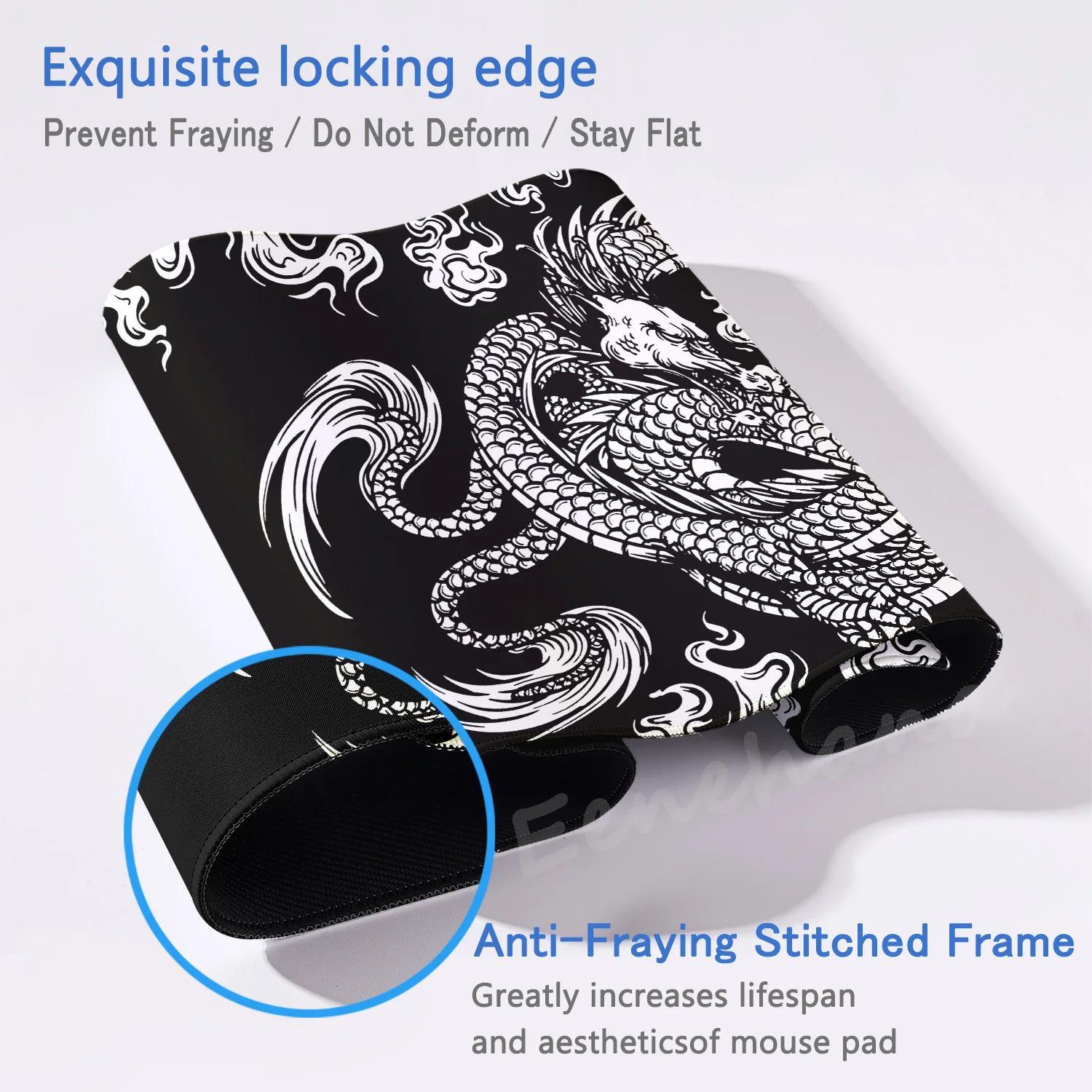 Japanese Dragon Large Gaming Mousepad XXL Keyboard Gamer Mouse Pad on The Table Speed Desk Mat Anime 900x400 700X300 Mouse Mats gaming mousepad mouse pad computer desk mat