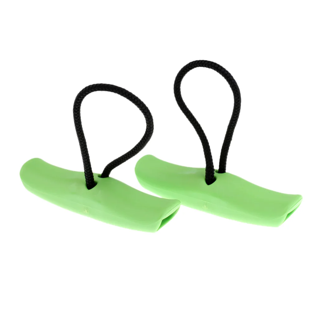 2 Pcs Nylon Universal Kayak Pull Handle Replacement Parts Durable Carrying Handle Front Rear with Cord for Canoe Boat Kayaking