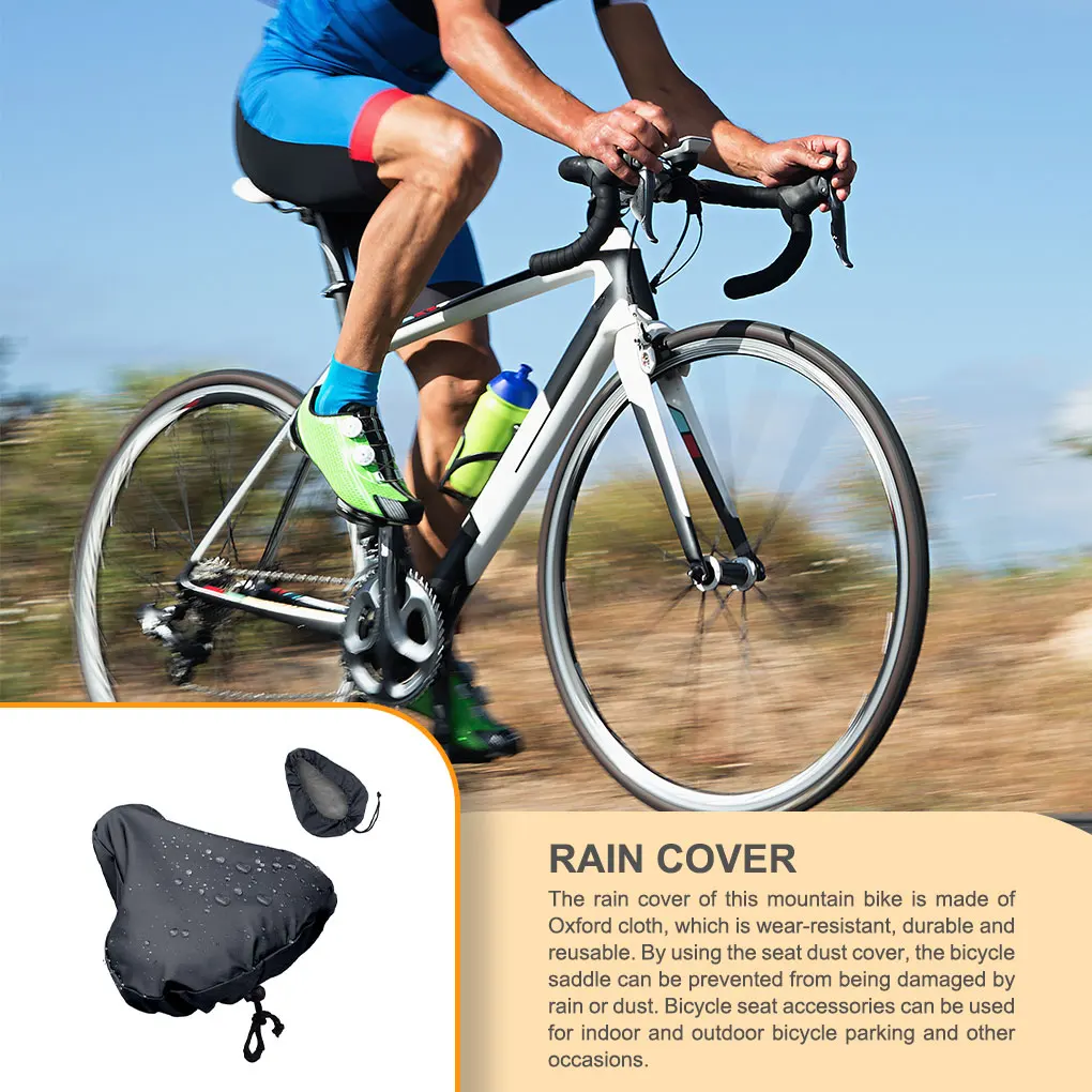 Bike Seat Cover Bicycles Saddle Rain Dust-proof Cushion Protector Guard
