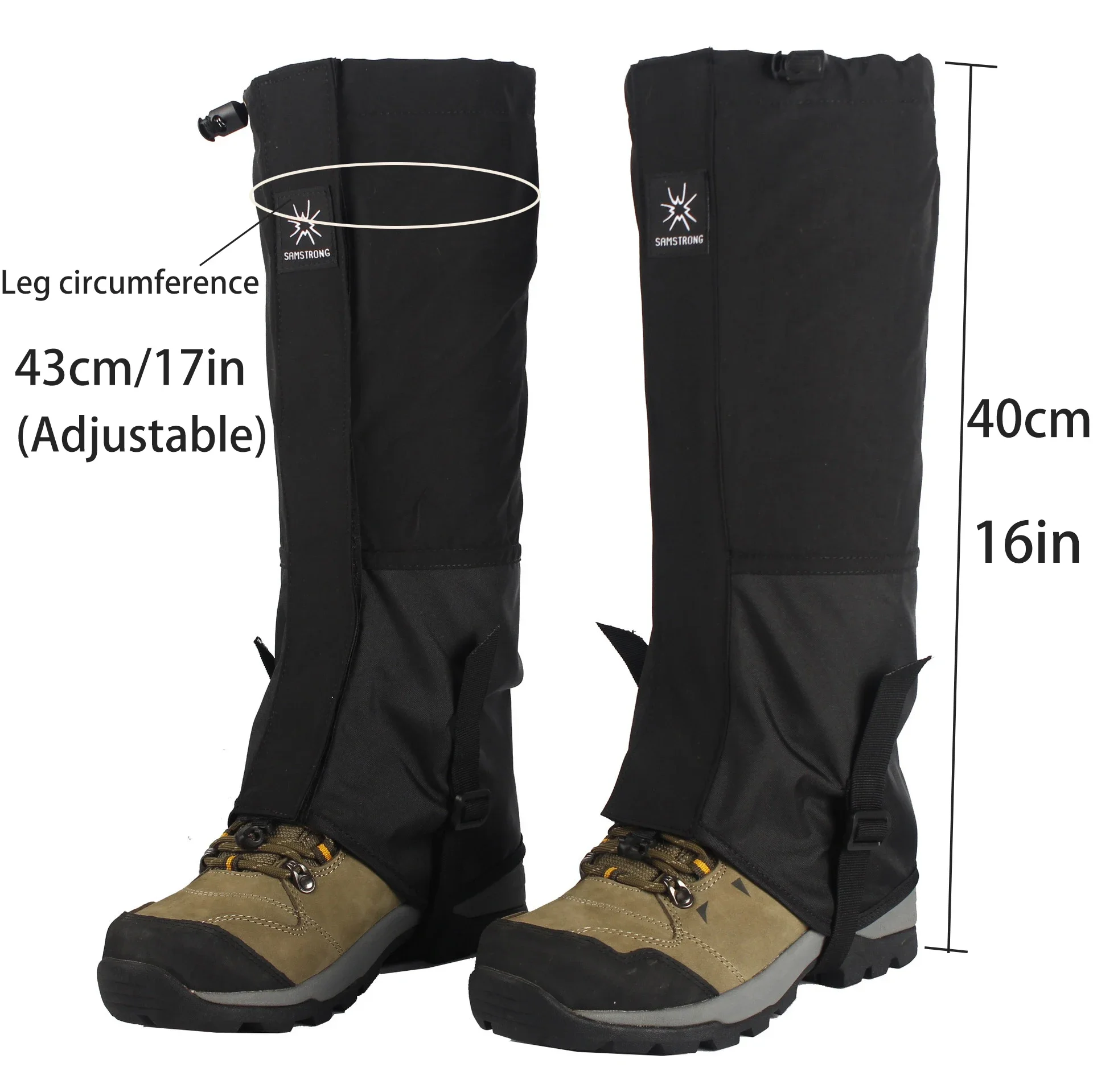 Waterproof Hiking Leg Gaiters 3
