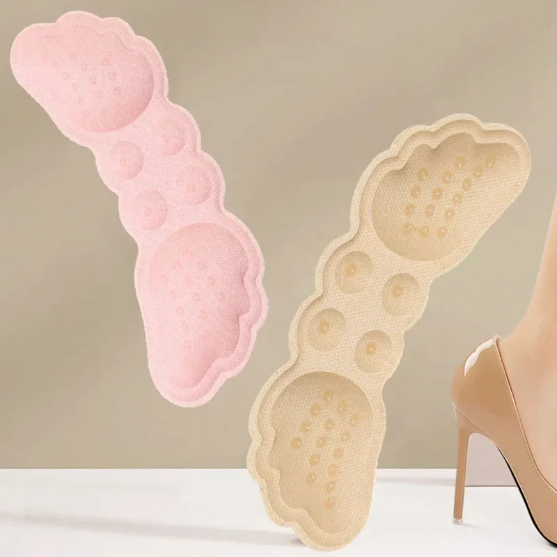Women Heel Insoles Butterfly Adjust Size Grips Protector Sticker Pad Shoe Insoles Heel Cushion Insole Heel Patch Insole Heel Grips Heel Protector Heel Protector Pads Heel Protector Patches Shoe Repair Stickers Shoe Stickers