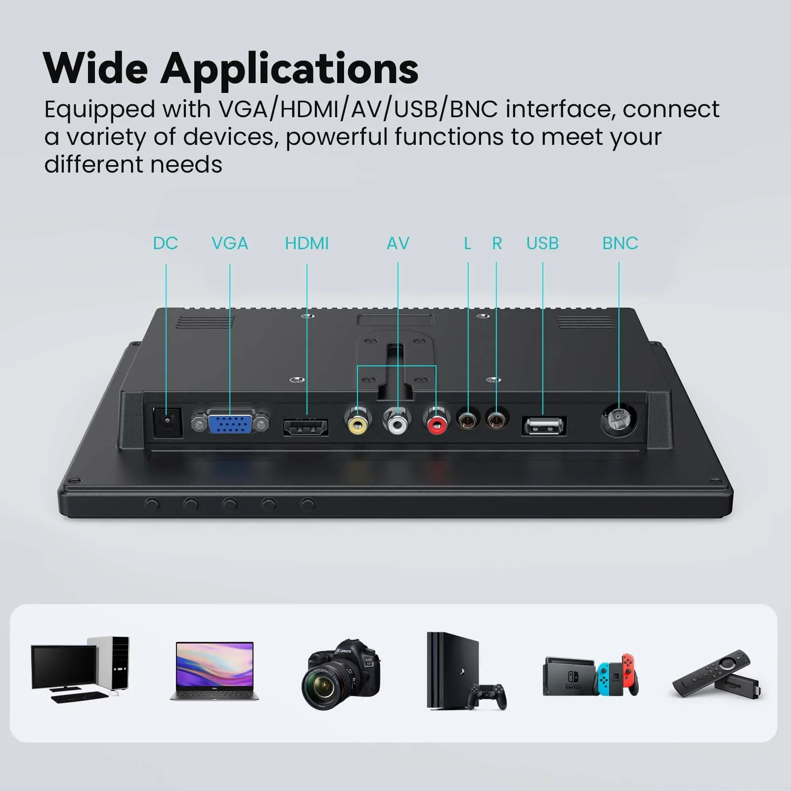 Eyoyo EM10A 1280x800 ػ ũž LCD , Ŀ , 10 ġ   ÷ ,   