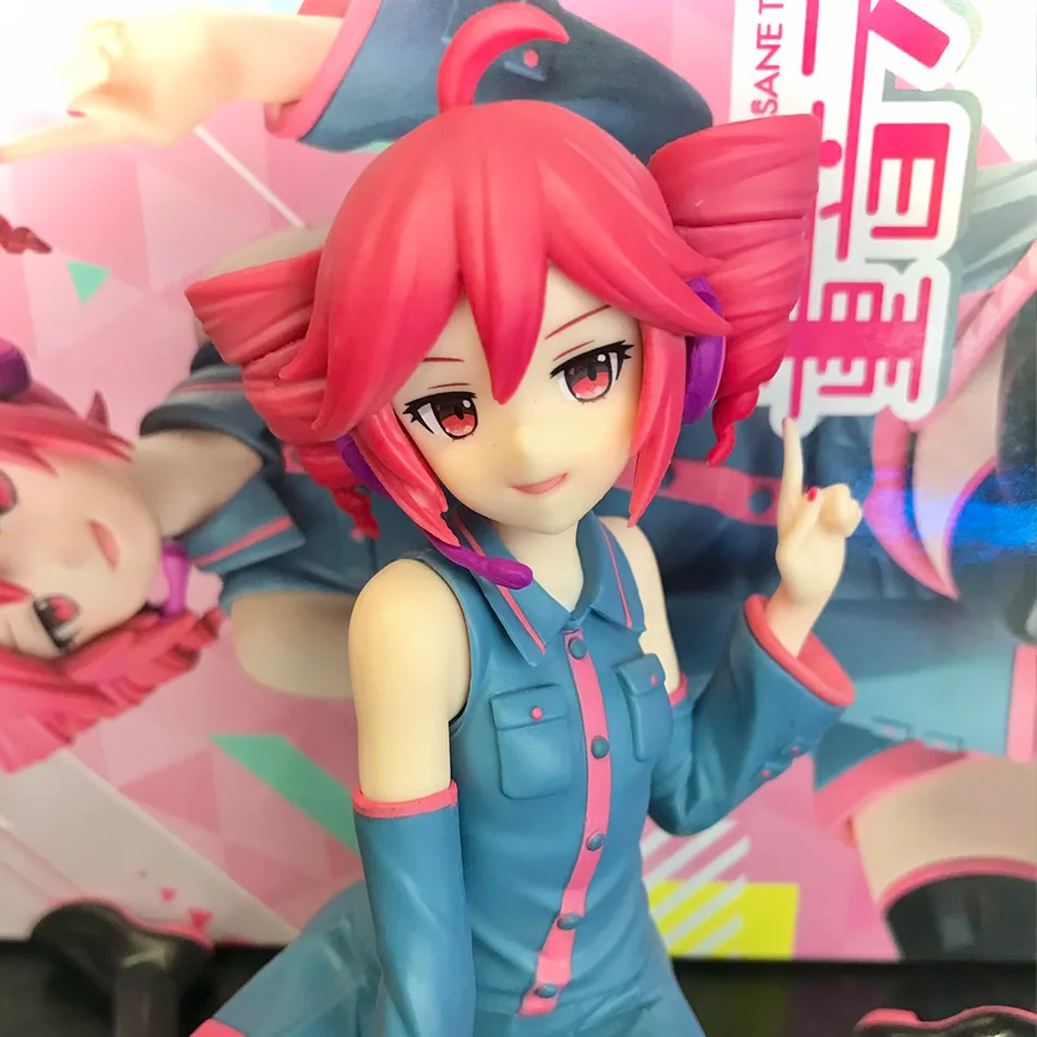 Kawaii Vocaloid Anime Figure Set - Cute Teto Kasane & Hatsune Miku PVC Collectible Statues
