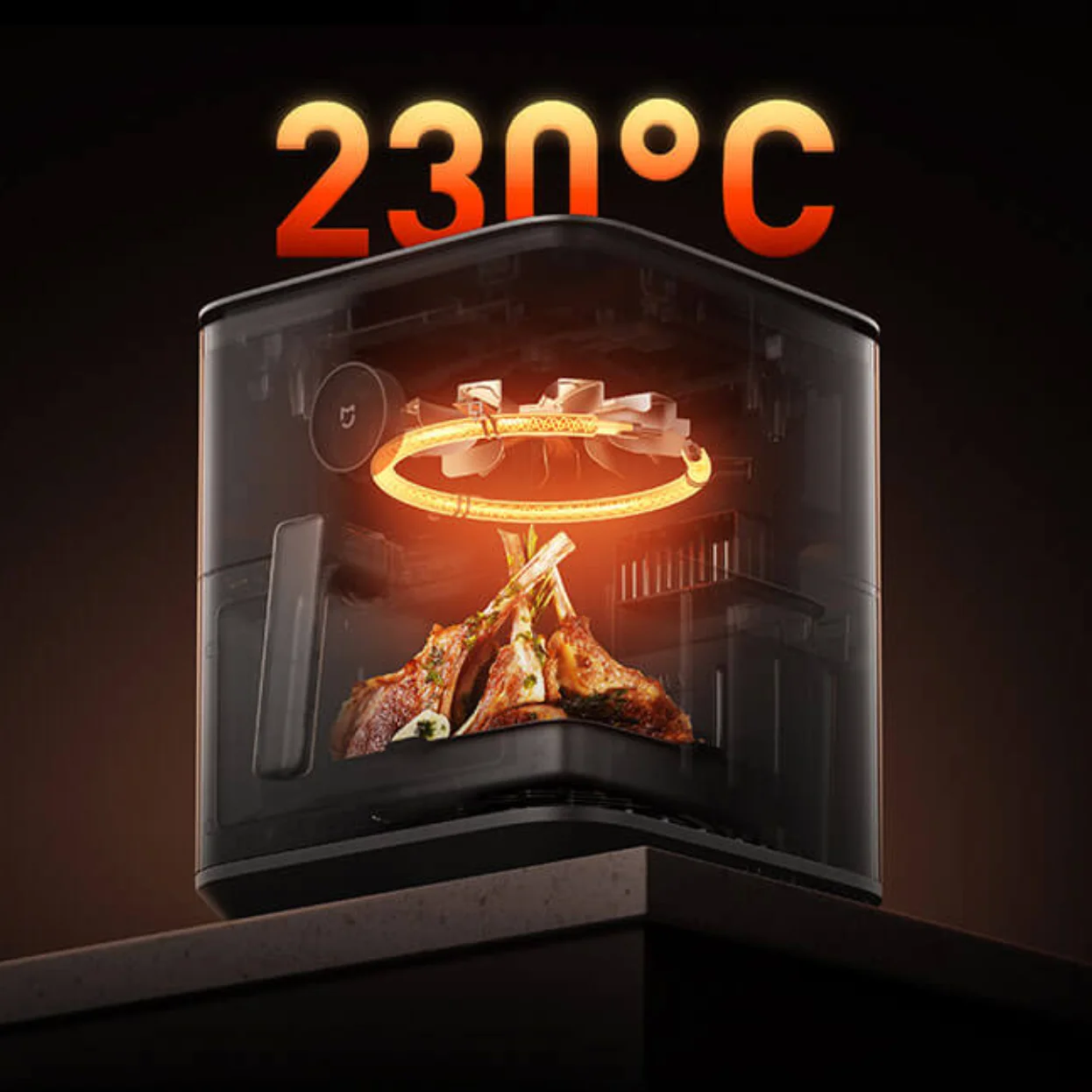 Air Fryer XIAOMI MIJIA Smart Air Fryer 6.5L Tender Roasted Version Low Oil Light Fat Fryer Multifunctional Household Large Capacity Ovens