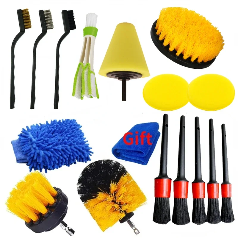 Car Wash Brush Soft Brush Detail Automotive Interior Cleaning Tools Air Conditioner Air Outlet Cleaning car wash brush