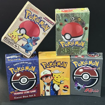 PKM Cards Base Set Base Set 2 Fossil Jungle Team Rocket Charizard Energy Board Games Whole Set 1
