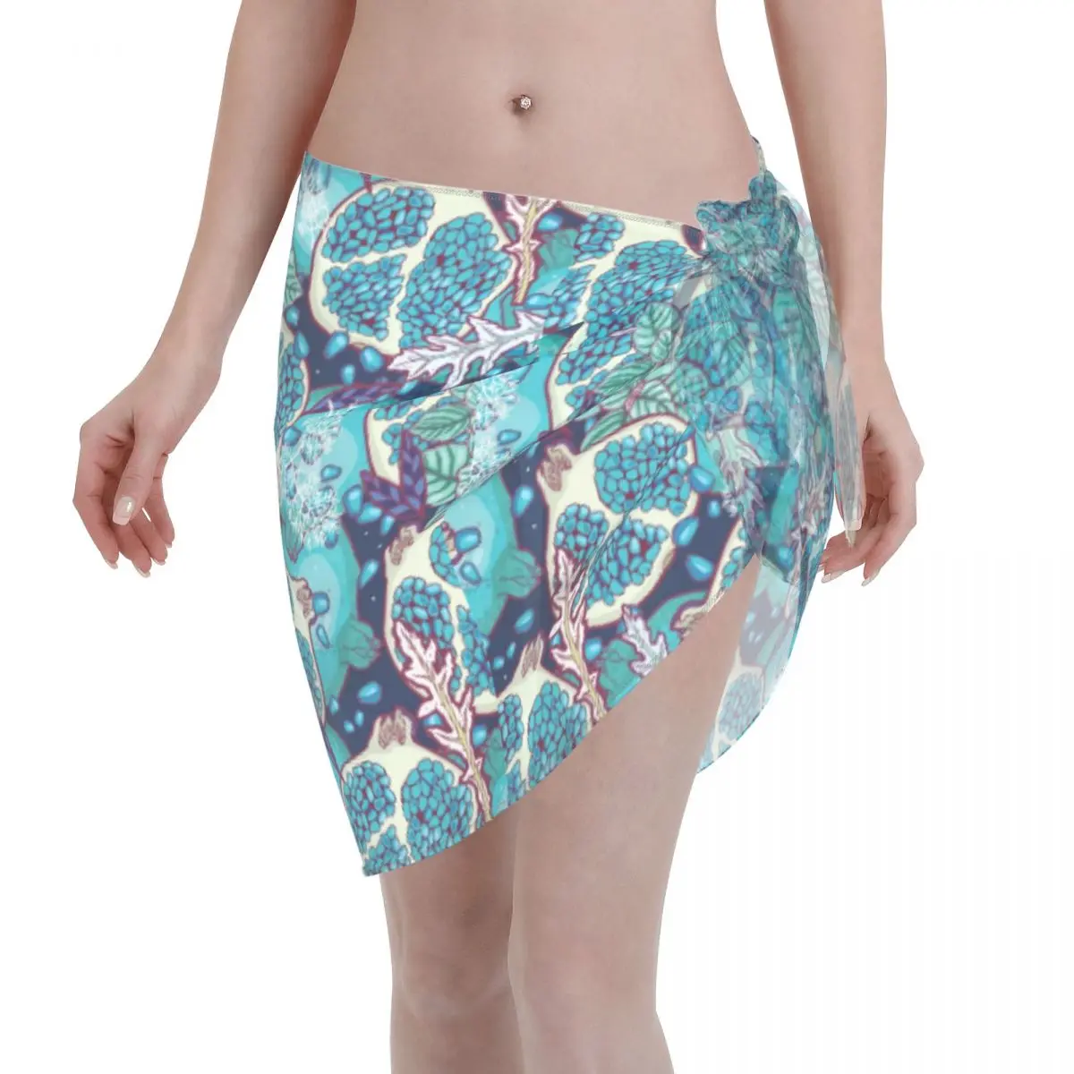 

Sexy Chiffon Swimwear Pareo Scarf Frozen Pomegranate Beach Cover Up Wrap Sarong Skirts New Beach Wear Swimsuit Bikini Cover Ups
