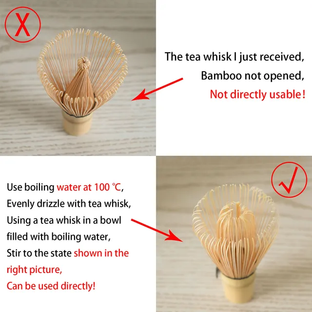 4 pz/5 pz/set cucchiaio da tè in bambù Matcha frusta cucchiaio da tè e paletta filtri da tè strumenti per la preparazione del tè 5