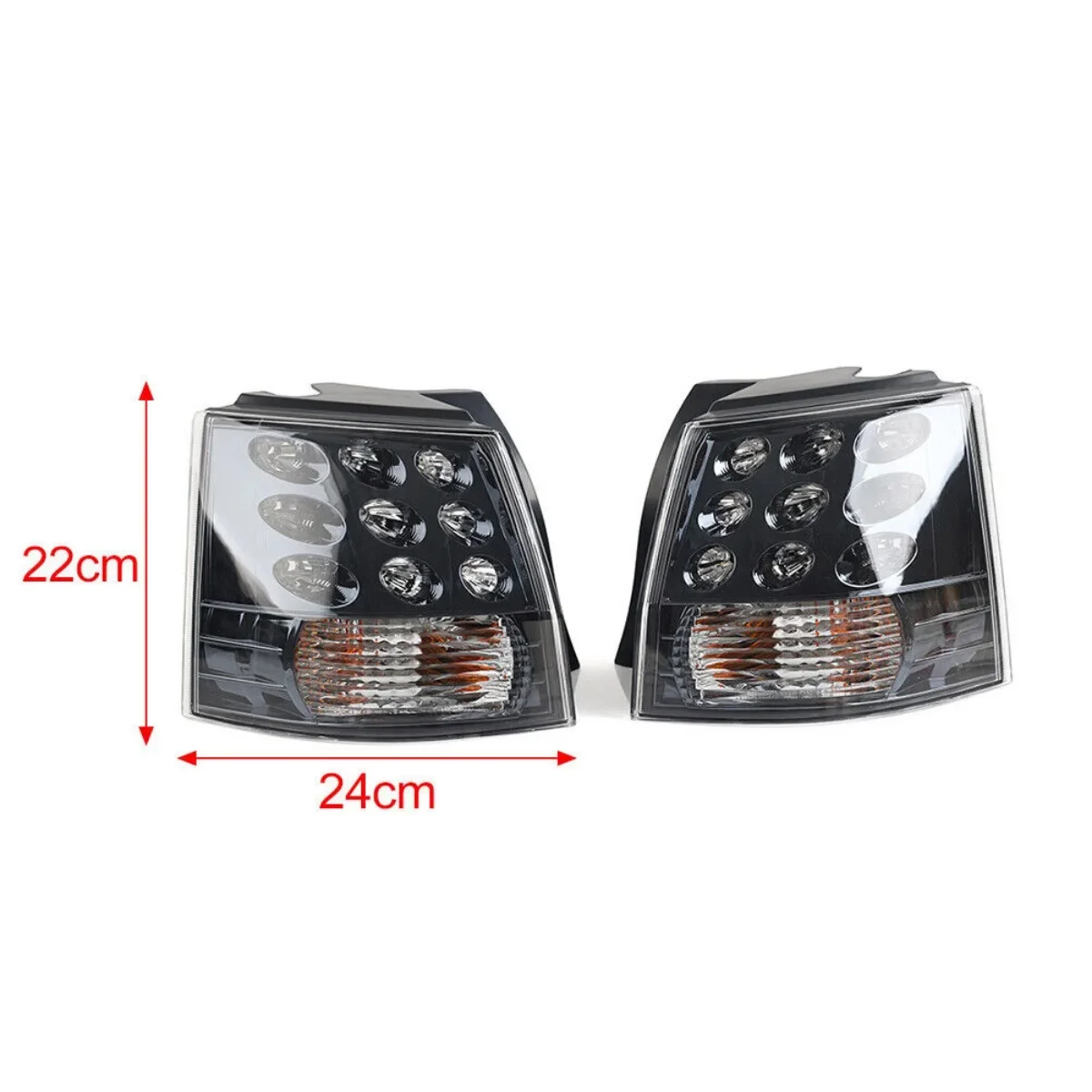 Luzes traseiras para Mitsubishi Outlander EX 2007 2008 2009-2013, Bumper Stop Brake Taillight, Turn Signal Lamp Assembly