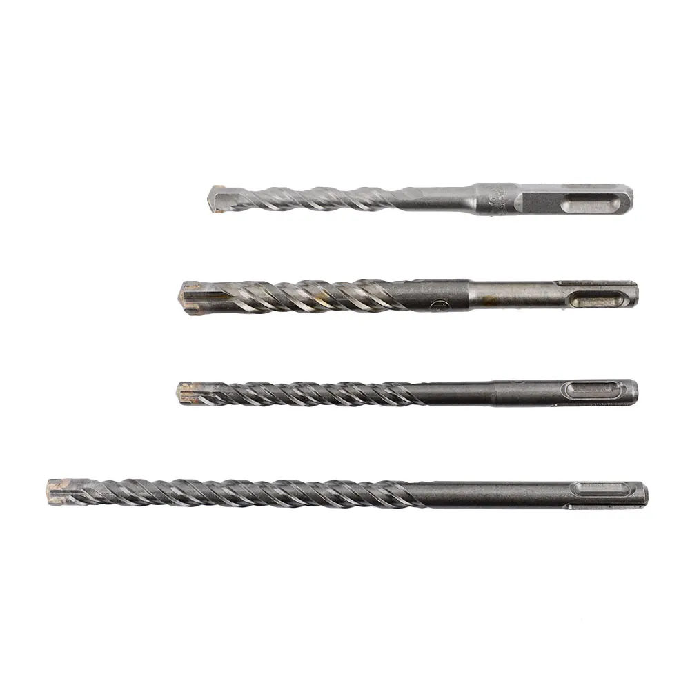 Martelo elétrico Drill Bits Set, SDS Plus, parede de concreto, tijolo, bloco, alvenaria, Hole Saw, perfuração, 600mm -1500mm Comprimento, 10mm, 12mm, 16mm