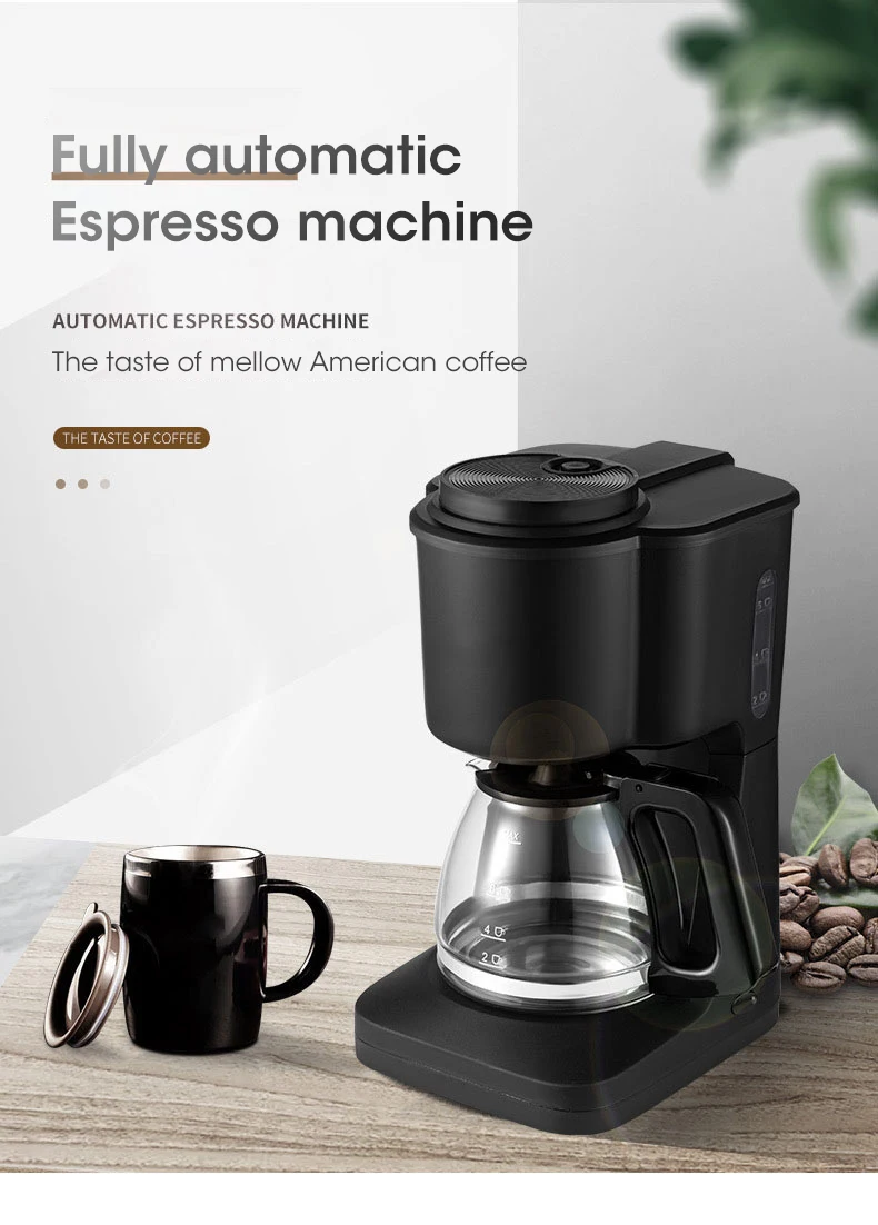 Cup Drip Coffee maker with Glass Carafe 